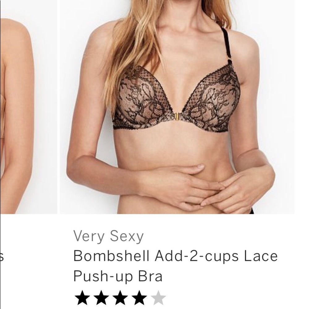 Very Sexy Bombshell Add 2 cups Lace Push-Up Bra